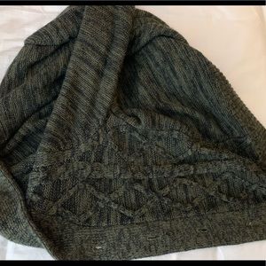 Olive green cardigan